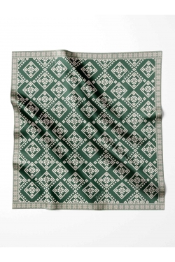LIMITED EDITION SONGKET SQUARE - EMERALD GREEN